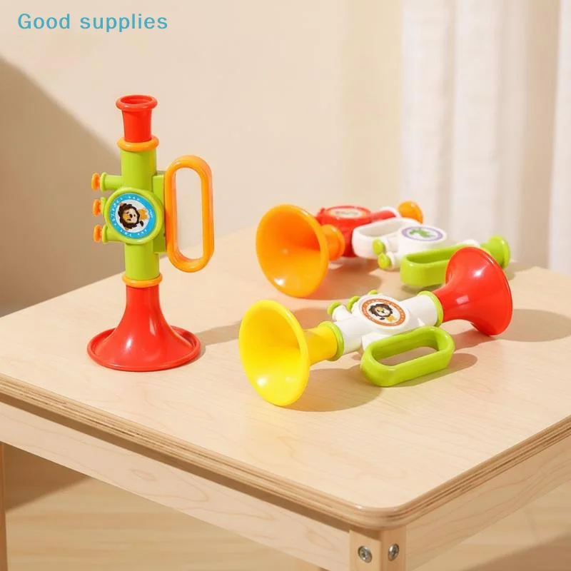 nimbleKid's Sensory Whistle Horn Trumpet Vibrant Multicolor Musical Toy Safe Non-Toxic for Parent-Child Interactive Gamesobject