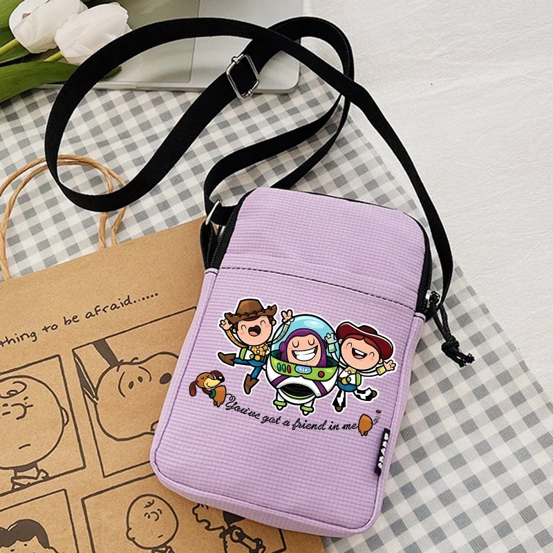 

New Crossbody Bag Toy Story Friends Handbags Cartoons Shoulder Bags Tote-Bag Kawaii Underarm Casual Bags Collocation Trendy