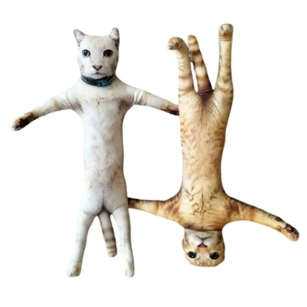 Creative Built in Skeleton Cat Plush Doll Animal Figure Simulated Plush Cat Toy Cartoon 28cm Funny Cat Toy Kids Toy
