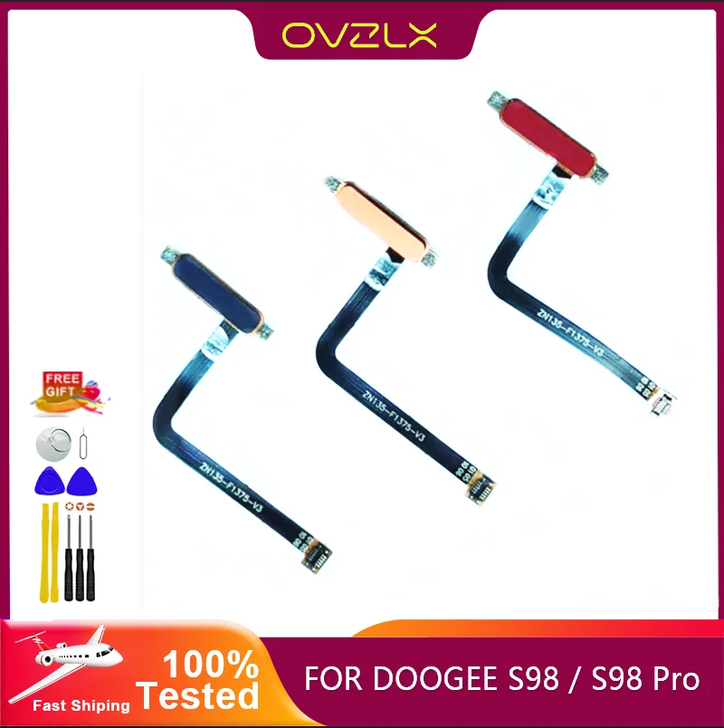 New Original For Doogee S98 S99 s98 Pro Cell Phone Fingerprint Modules FPC Home Button Sensor Flex Cable