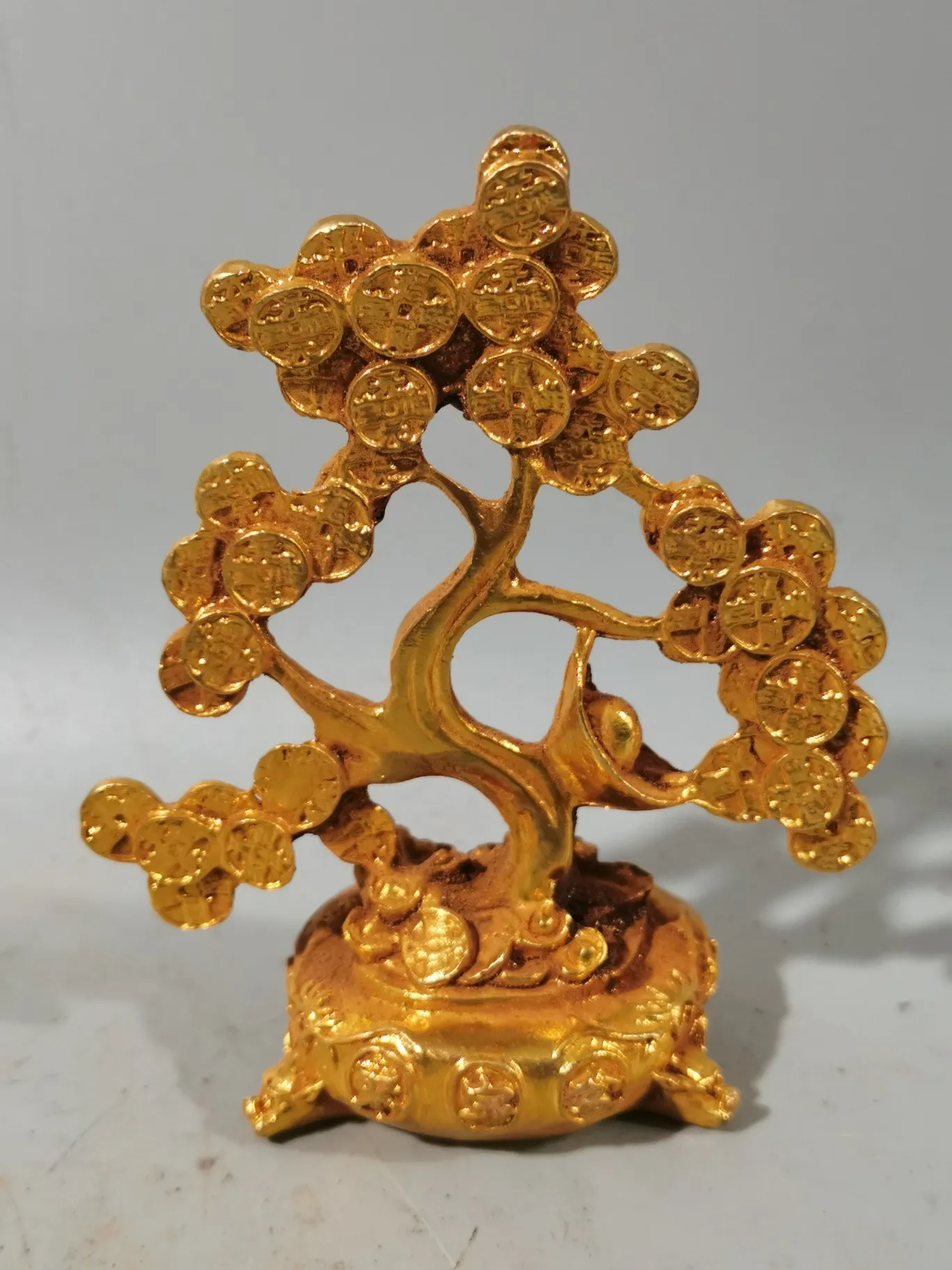 Modern Art Sculpture Bonsai Metal Money Tree Sculpture Lucky Tree Feng Shui Fortune Tree Home Decor Crafts Gifts