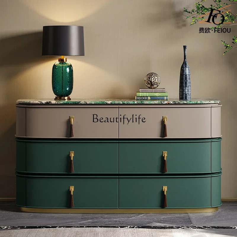 

1Italian bedside cabinet storage storage cabinet