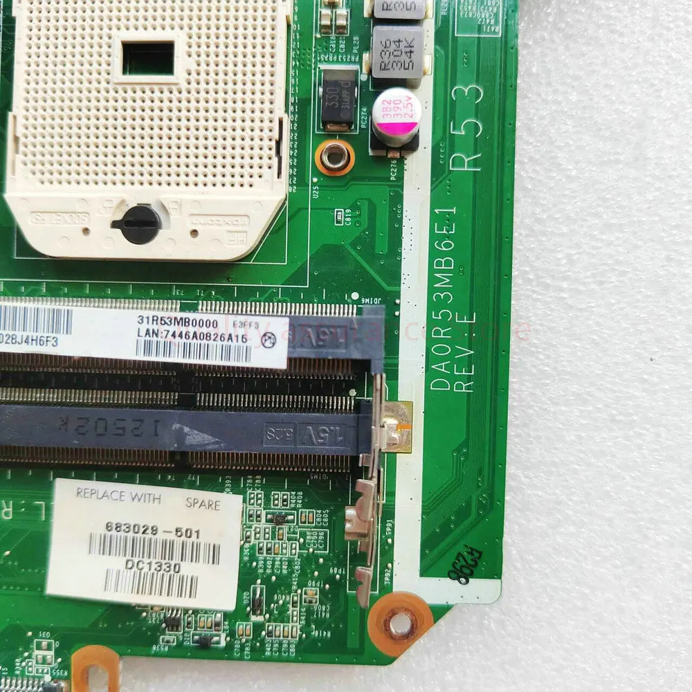 DA0R53MB6E1 DA0R53MB6E0 g7-2246nr g7-2292nr For HP PAVILION G7 G4 G6 NOTEBOOK R53 for HP G6 G7 Motherboard 683029-501 683029-001