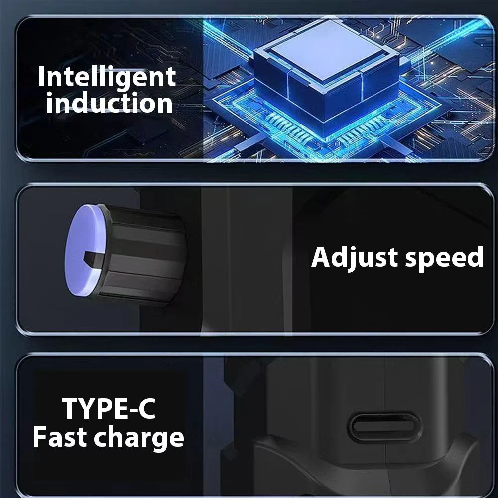 260000 دورة في الدقيقة توربو مروحة منفاخ نفاث فراغ تهب/شفط قابلة للشحن منفاخ هواء قوي 8000 مللي أمبير منفضة هواء مضغوط مروحة عنيفة #5