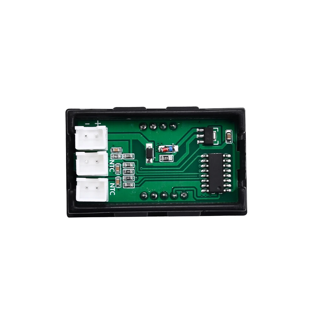 DC4-30V 100cm Digitales DC-Doppelanzeige-Voltmeter-Thermometer-Temperatursensor-Detektor mit NTC 10K 3950 Sonde – Detail 7