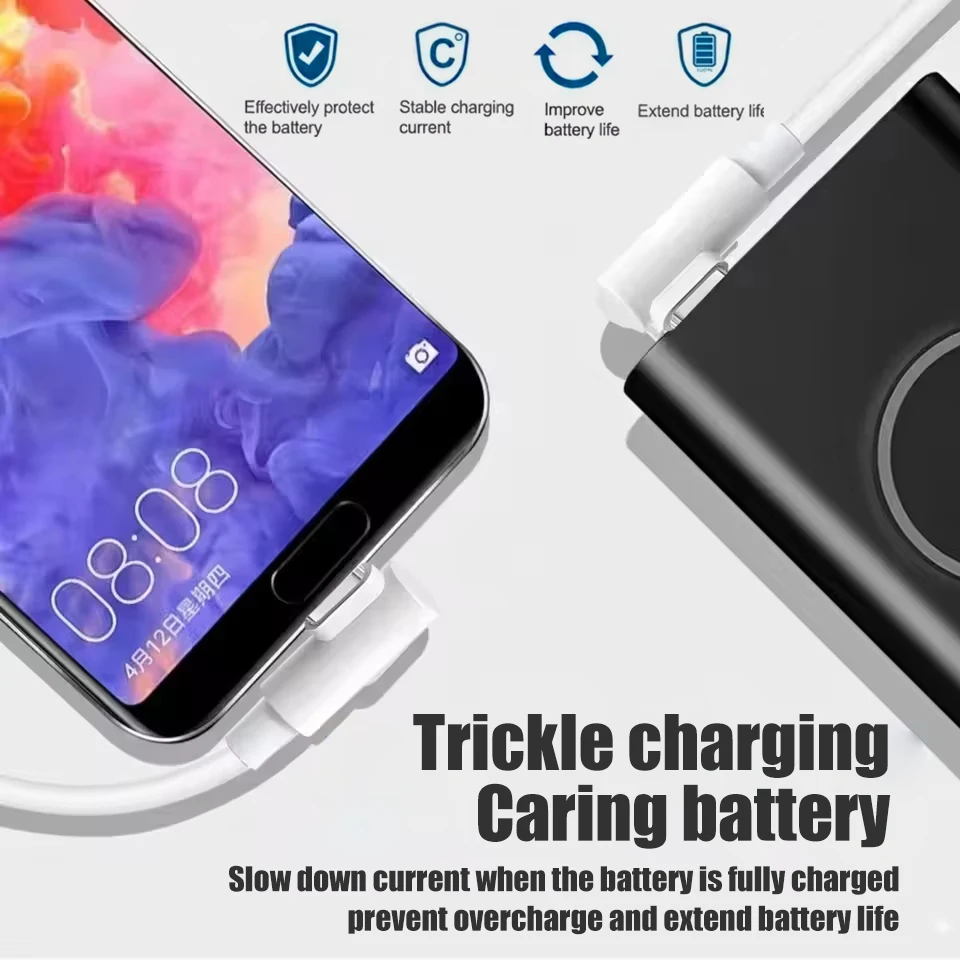 USB Type C Cable 90 Degree Elbow Super Fast Charge USB C Cable For Xiaomi 17 16 15 Pro Lite Redmi Note