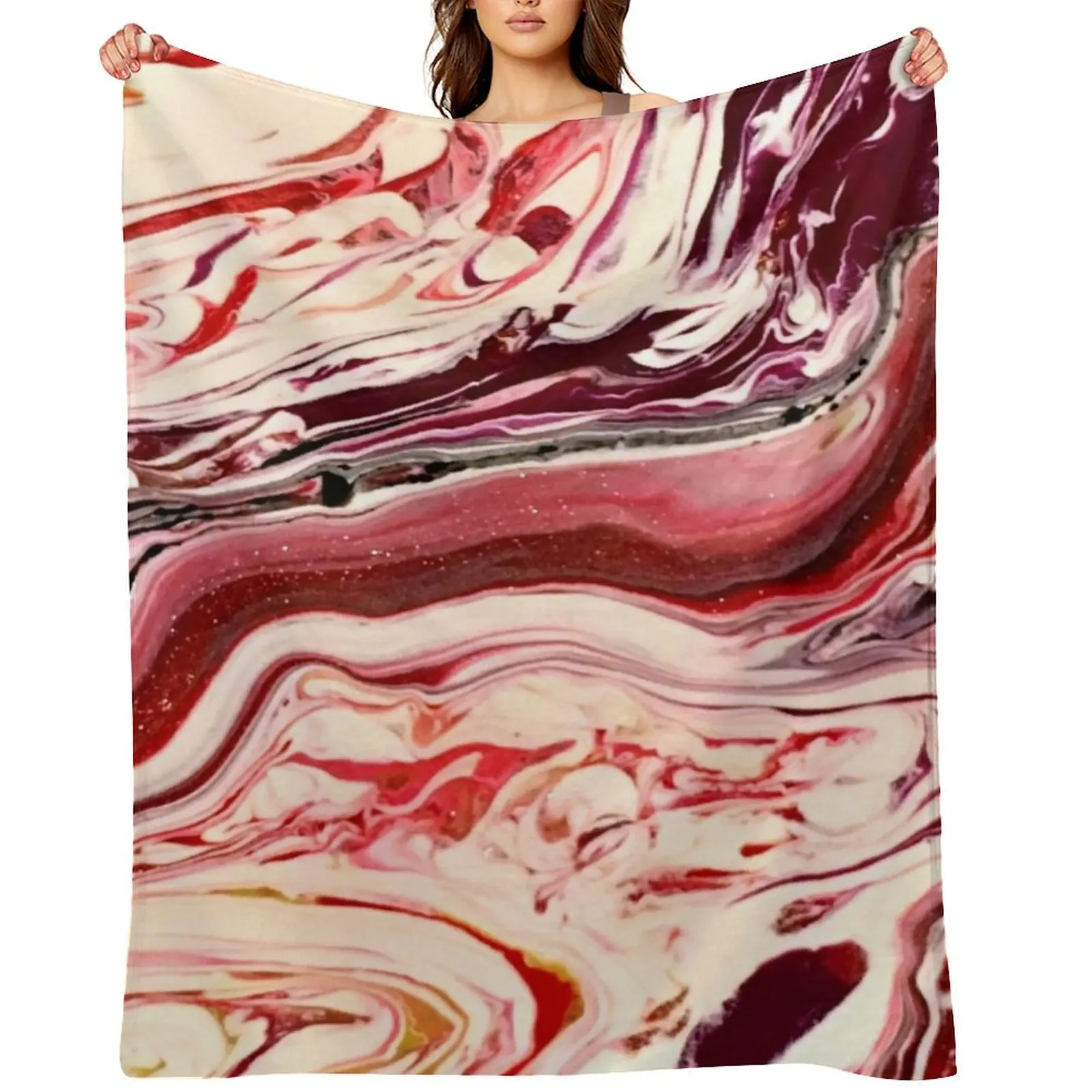 

Liquid Acrylic 2 Throw Blanket Stuffeds Bed Fashionable Nap Beach Blankets