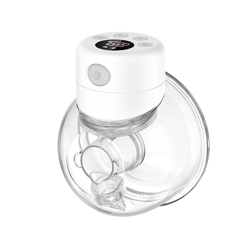 سعر المصنع S12 مضخة الثدي المرنة القابلة للارتداء، تصميم صحي من قطعة واحدة، سهل التجميع، الرضاعة الطبيعية الكهربائية المحمولة