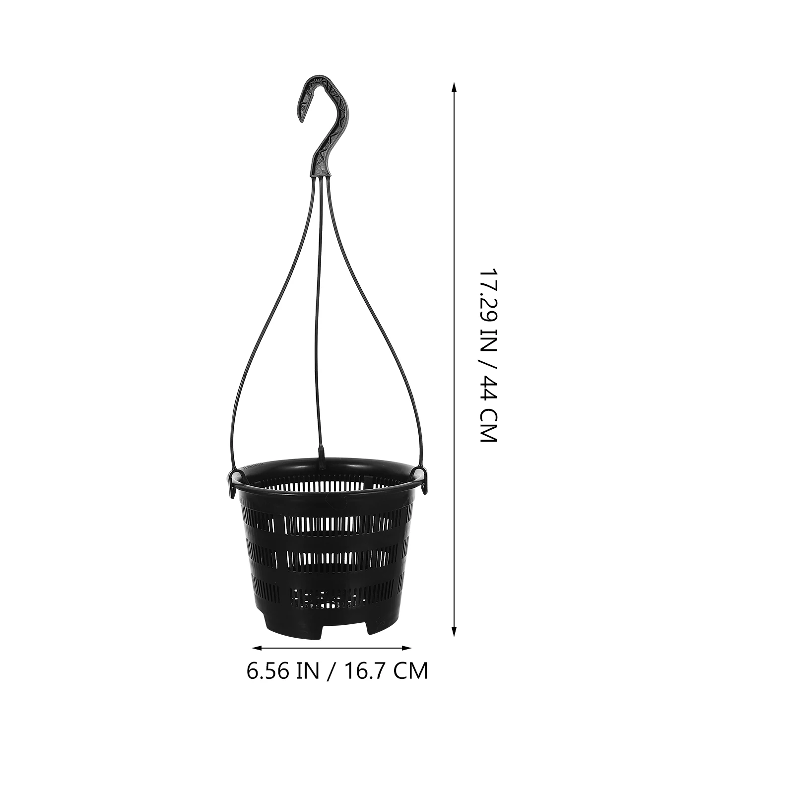 

Orchid Hanging Pot 5 Sets Plastic Pots with Holes for Balcony Decoration Succulent Orchid Planting Modern Space Saving Indoor