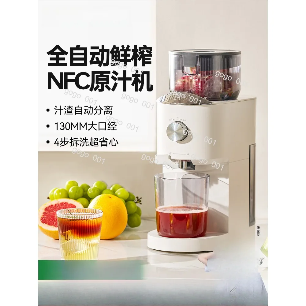 

2025New Slow Juicer, Cold Press Juicer Machine with Pulp Separator, Automatic Fruit Juice Extractor for Home, Quiet & Easy Clean