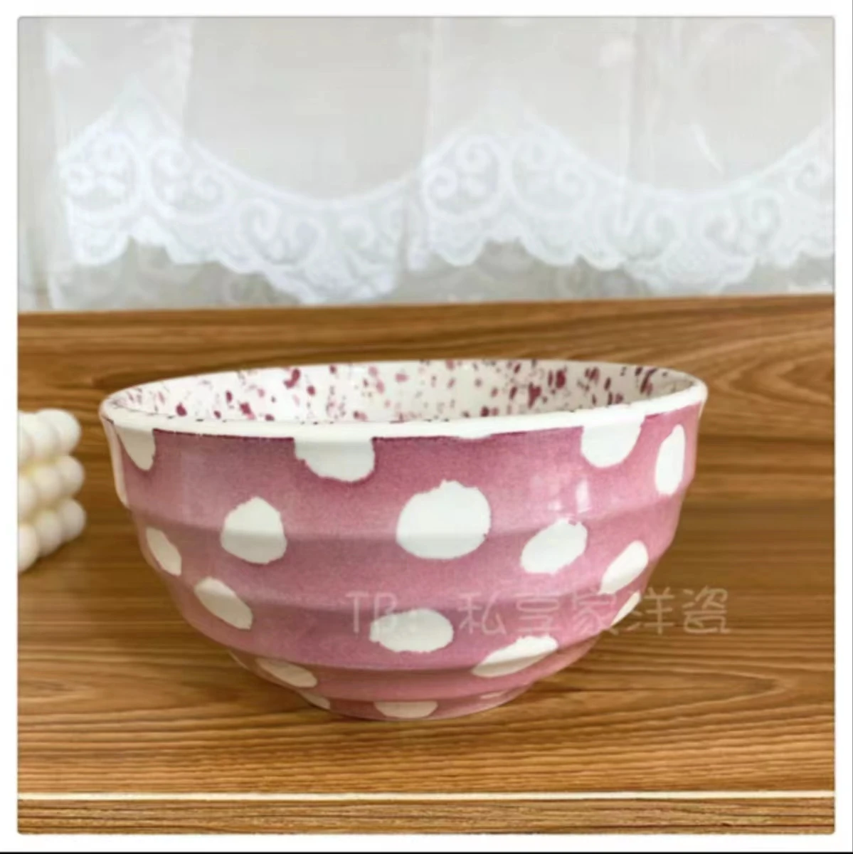 Europeanism Underglaze Ceramic Bowls Cute Bowl for Salad Noodle Rice Soup Children Tableware