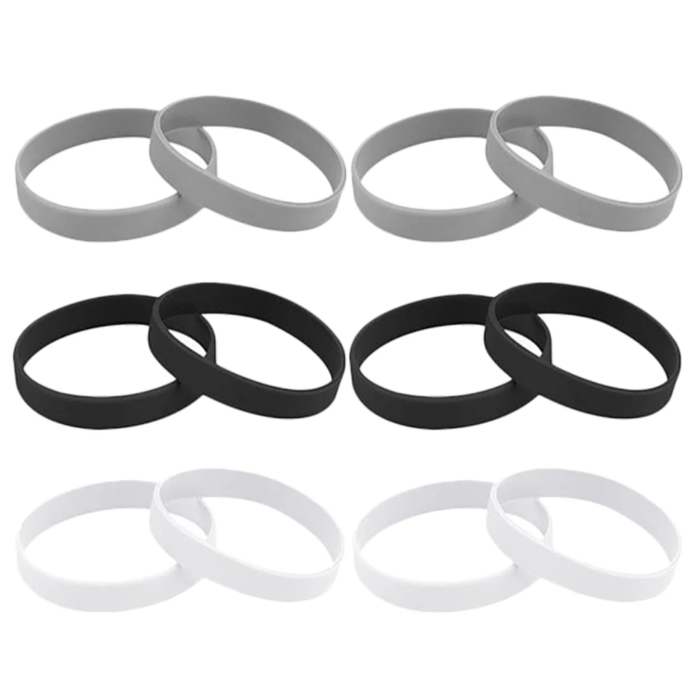 12 szt. Silikonowy Separator Palców Korektor Rozciągający Czarny Szary Biały Narzędzie do Pedicure Pielęgnacji Stóp dla Kobiet i Mężczyzn