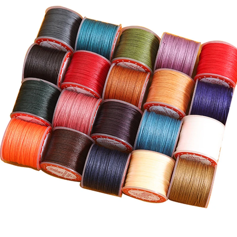 20m/Lot Korean Waxed Cord Waxed Thread Cord String Strap Necklace Rope Bead For DIY Bracelet For Jewelry Making Findings