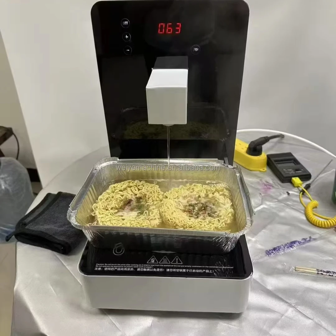 Self-service Electric Korean Noodle Induction Cooker Machine For Cooking Instant Noodles Adjust The Temperature Water Volume