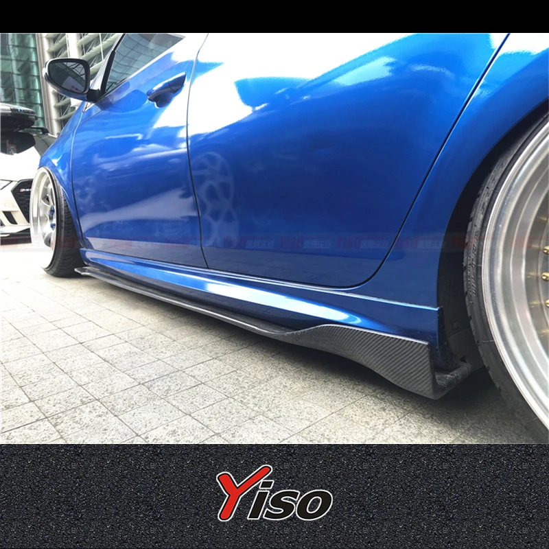 Suitable for  GOLF 6 GTI R20 R OEM Side Skirt Modified encirclement Aerodynamic kit GOLF 6 GTI R20 R Carbon fiber OEM Side Skirt