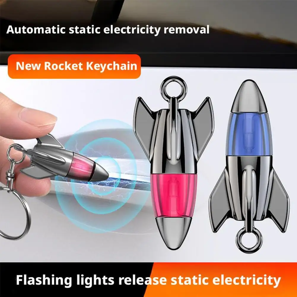 Car Static Eliminator Anti-static Buckle Car Keychain Multi-functional Removing Static Electricity Keyring For Human Body W9d0