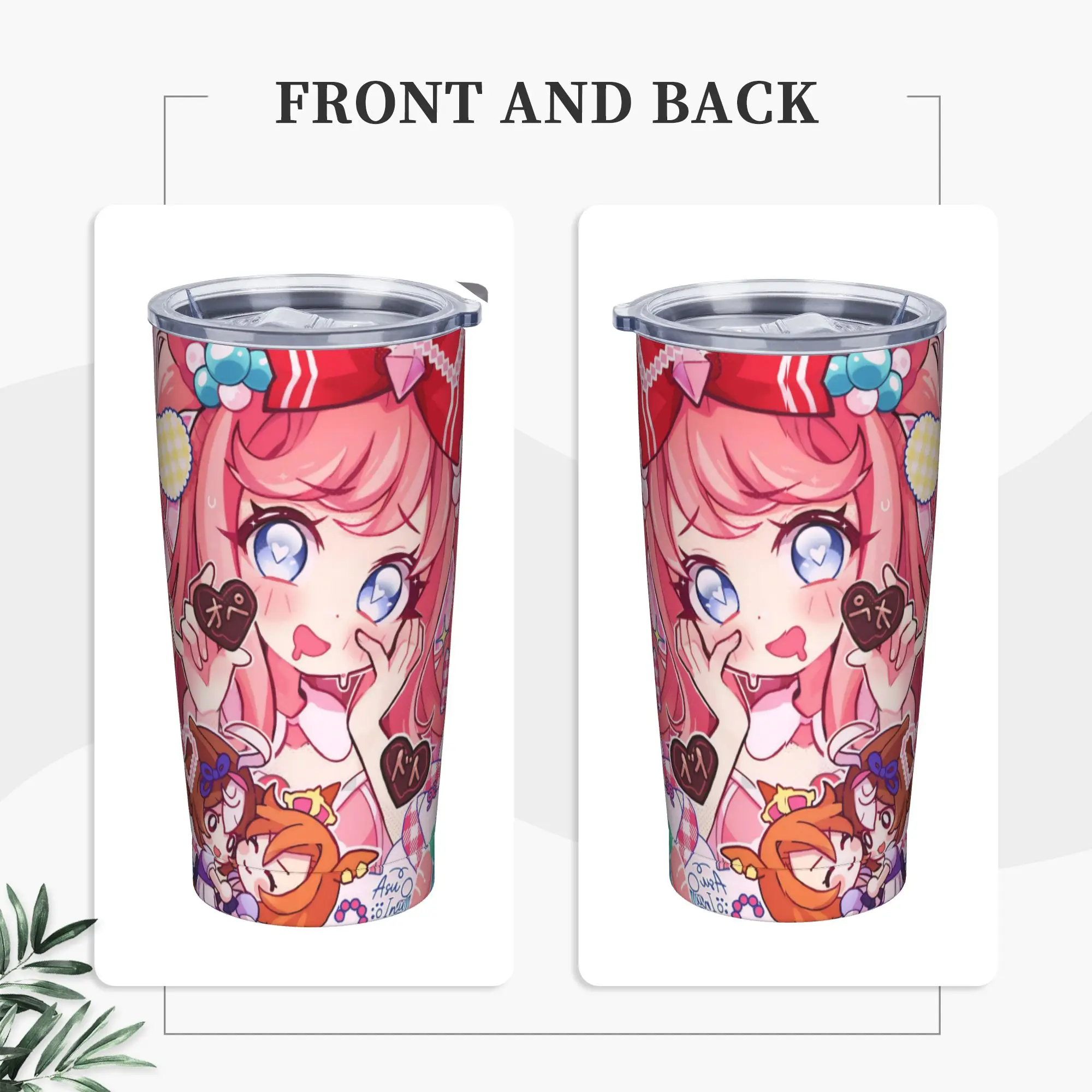 Stainless Steel Tumbler Umamusume Pretty Derby Cartoon Thermal Mug  Keep Heat Cold and Hot Mugs Cup Driving Water Bottle