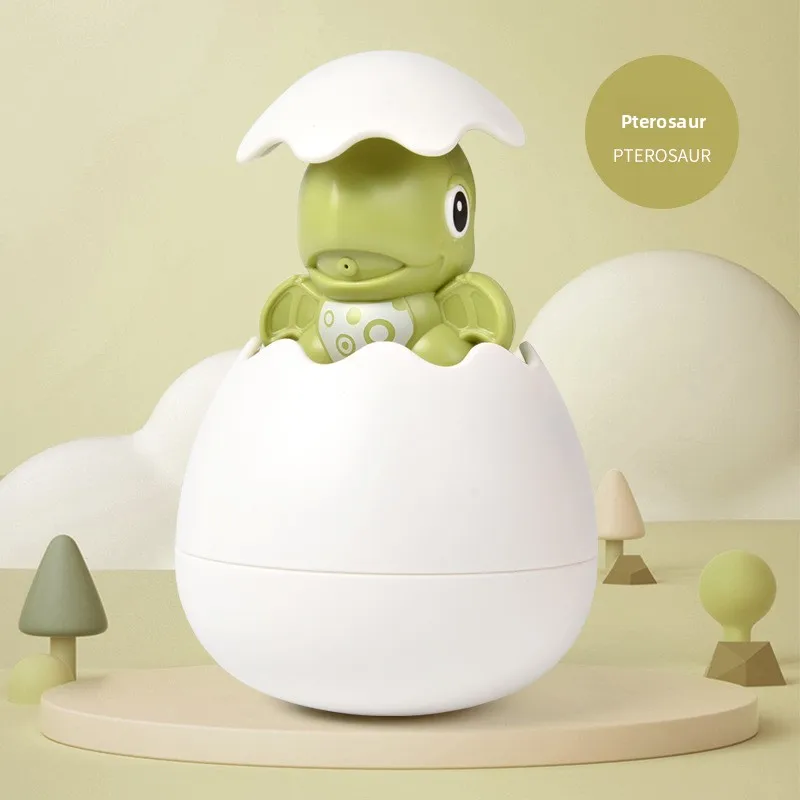 

Baby Bathroom Bathing Cute Toy Little Yellow Duck Shower Children's Bath Play Water Penguin Dinosaur Floating Spray Egg