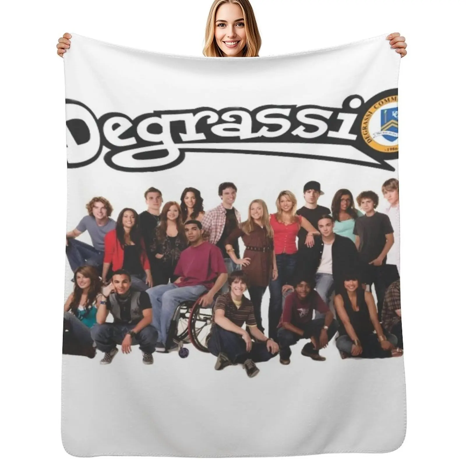 

Degrassi The Next Generation Cast Throw Blanket valentine gift ideas for winter blankets ands anime Blankets