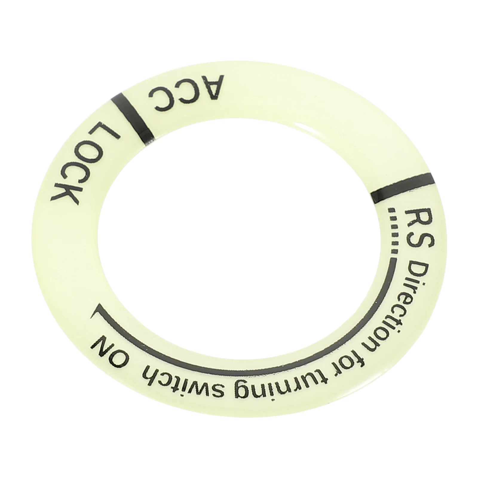 

Luminous Car Ignition Switch Trim Ring Glow in Dark Sticky Cover Durable Adhesive Motorcycle Ignition Switch Decoration