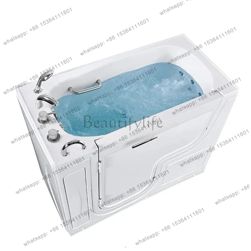 Porta laterale accessibile walk-in home bolla profonda seduta acrilico Jacuzzi