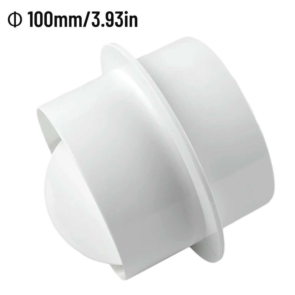 High Quality Bathroom Check Valve Ventilation 100mm 110mm 120mm 150mm PVC Round White 200mm For Bathroom Fan For Ventilation