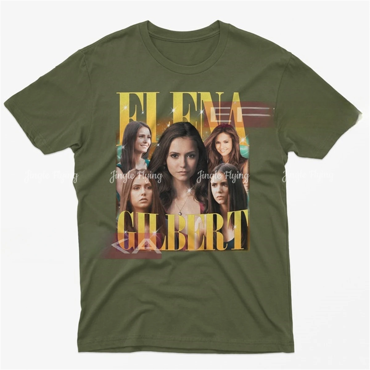 Elena Gilbert Shirt Elena Gilbert Homage Tshirt Nina Kamenova Dobreva Canadian Actress Vintage Merch The Vampire Diaries Tee Fan