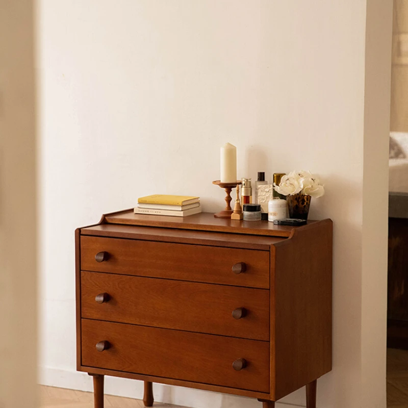 

Solid wood chest, bedroom locker, dresser integrated small apartment, drawer, storage cabinet