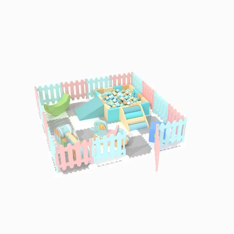 Commercial Indoor Soft Play Equipment Set for Daycare Centers Kids Playground Area Children Play Zone Safe Foam Structure