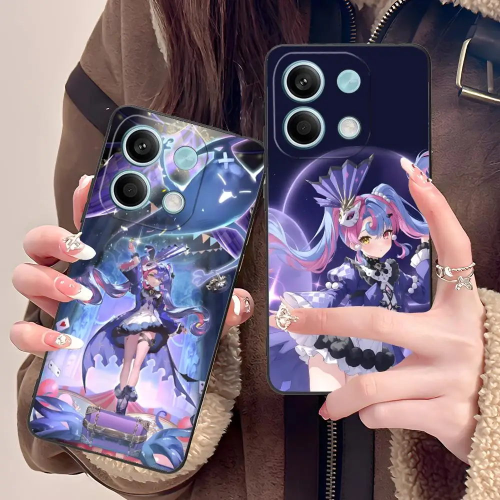 

Чехол для телефона Wuthering Waves Roccia для POCO M6 M5 M4 M3 X7 X6 X5 X4 X3 F6 F5 F4 Pro GT 5G с цветным принтом, довольно роскошный чехол