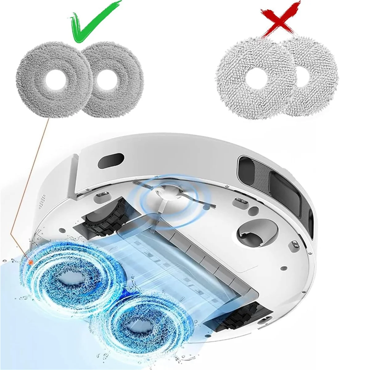 Para Dreame L10s / L10 Ultra / L10 Prime / Xiaomi X20 + piezas de Robot aspirador Cepillo Lateral principal filtros Hepa paño de mopa