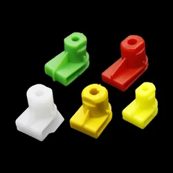 20x Car Bumper Self-tapping Base Clips Wing Mounting Grommet Nuts Screws White Green Yello Red Bumper Trim Plastic Retaining Nut