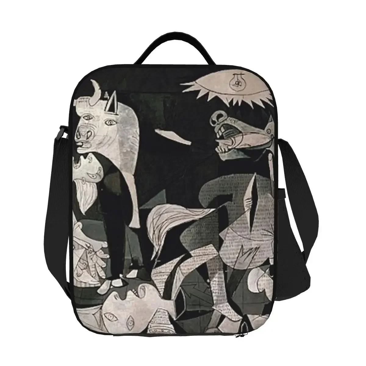 Spanien Pablo Picasso Guernica Isolierte Lunchtaschen für Frauen Wiederverwendbare Thermokühler Lebensmittel Bento Box Outdoor Camping Reisen