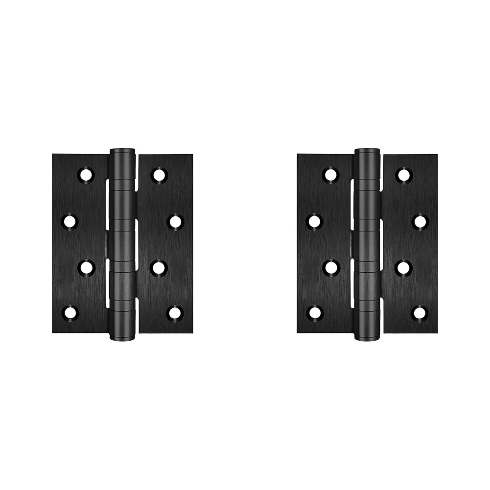 Stainless Steel 4 Inch by 3 Inch Door Hinges with Ball Bearings for Uniform Load Distribution Rust Resistant Design Pack of 2