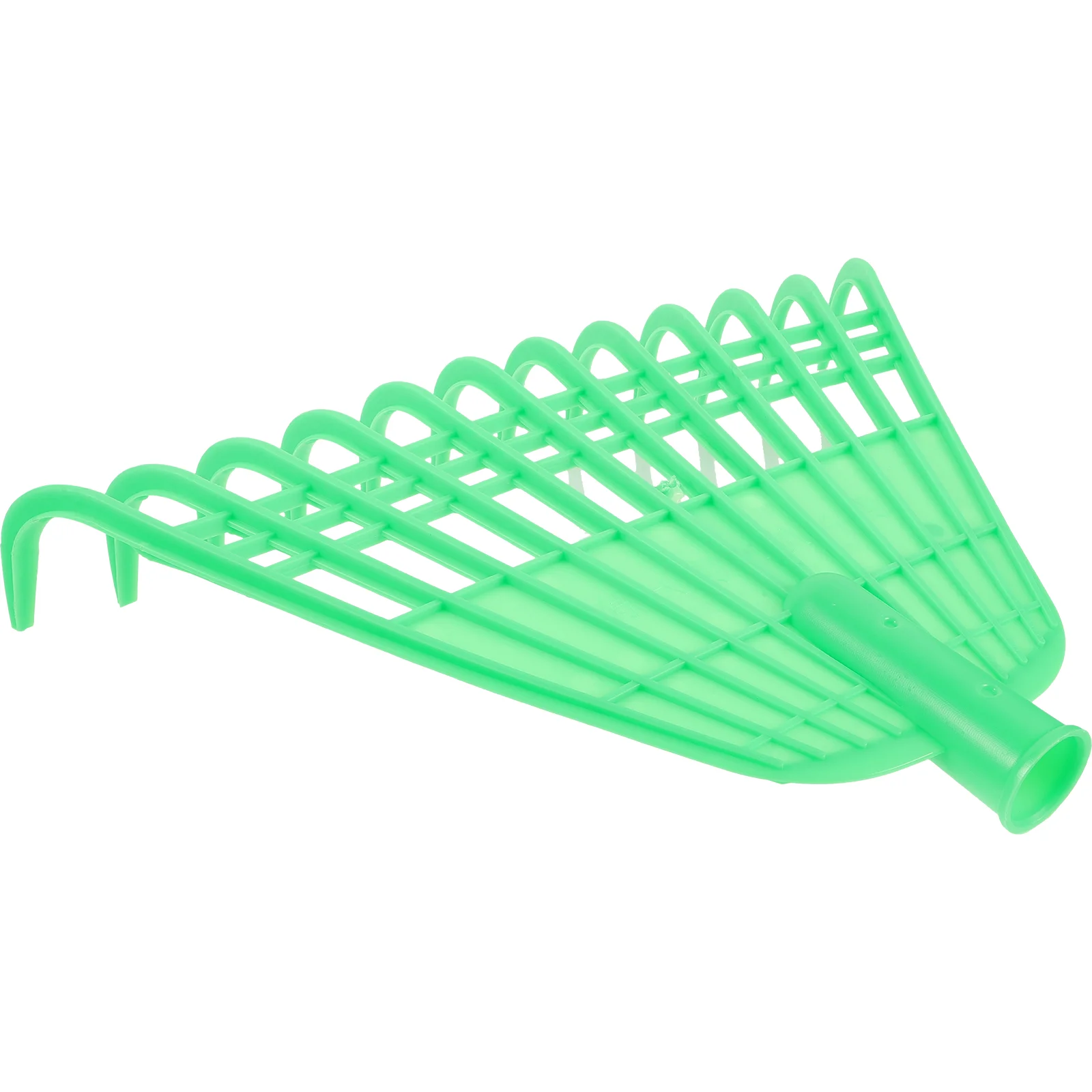 Small Rakes for Garden Beds Head Yard Heavy Duty Shrub Leaf Lawns Camping Plastic