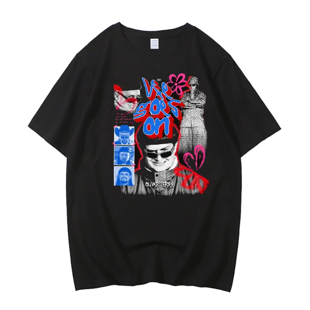 Oliver Tree T-Shirt für Teenager, alternative Grafik, Vintage, japanisches T-Shirt, 2000er Jahre, günstiges Manga-Retro-T-Shirt – Detail 4