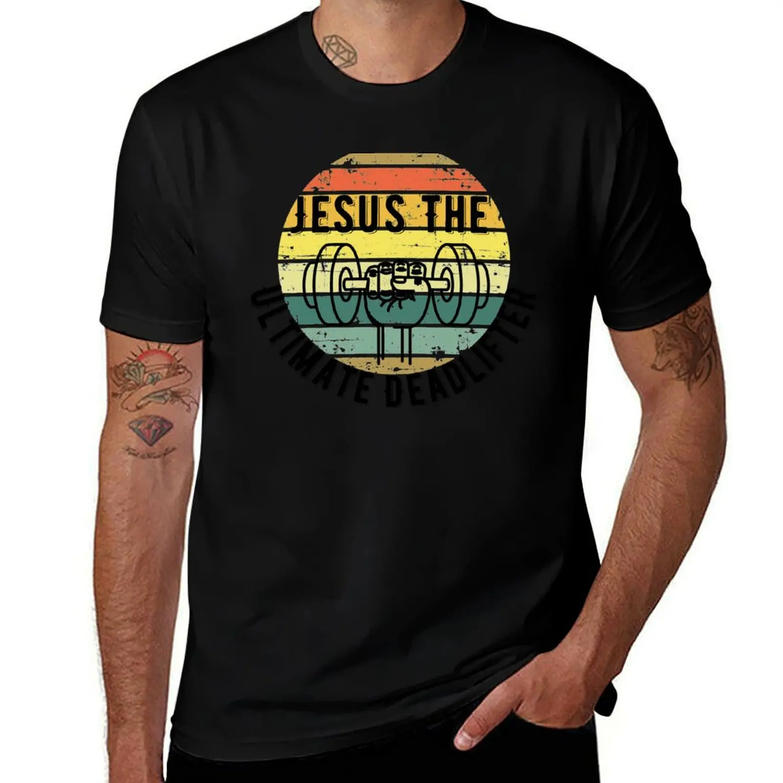

cotton T-Shirt Jesus t slim man t shirts quality high man The for Ultimate cotton t shirts Deadlifter shirt T-Shirt fit