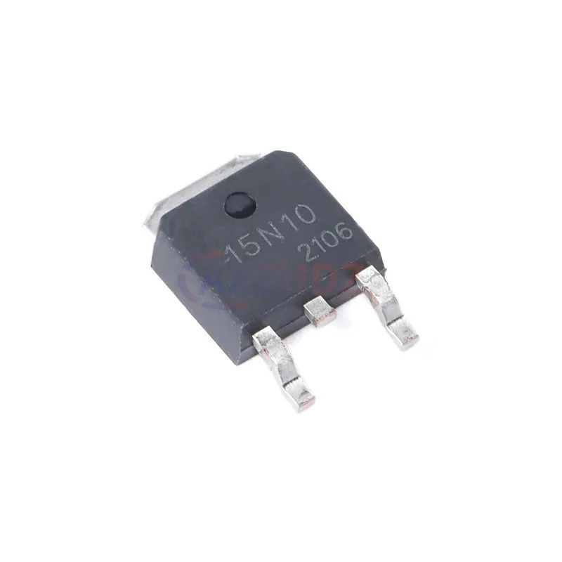10PCS 15N10 TO-252 DPAK 15A 100V N-Channel Enhancement Mode Power MOSFET SMD Transistor ME15N10-G AP15N10D