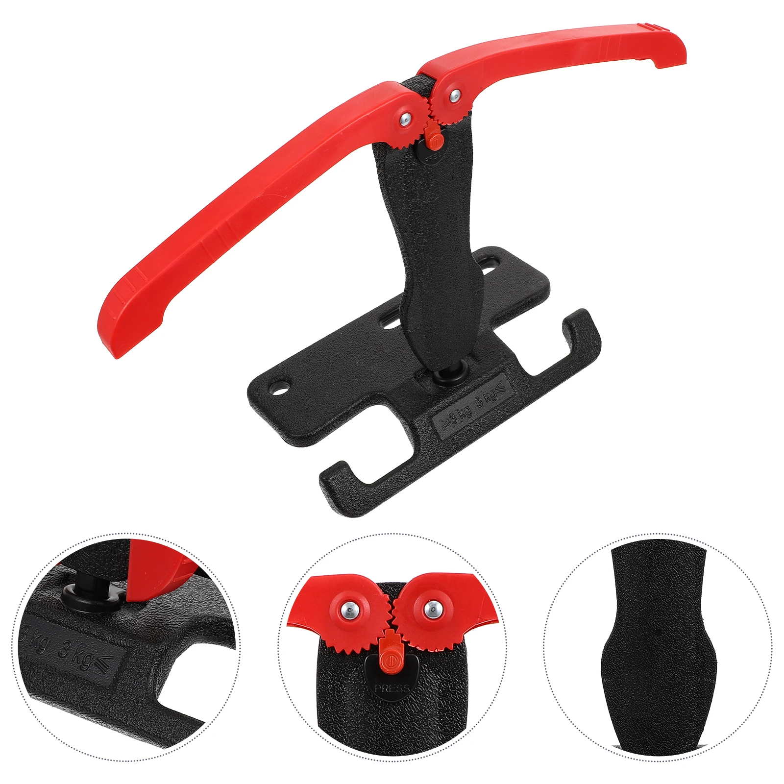 

1pc Car Folding Hangers Foldable Vehicle-Mounted Clothes Hangers Durable Abs Material Sturdy Coat Hanger For Car Seat Back Hook