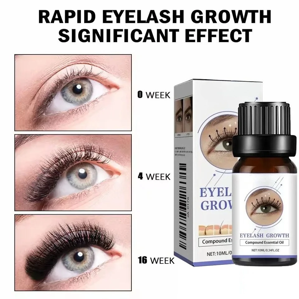 Siero per la crescita rapida delle ciglia Ciglia naturali Enhancer Sopracciglia più spesse Sollevamento Essenza Ciglia più piene Cura degli occhi Cosmetico coreano