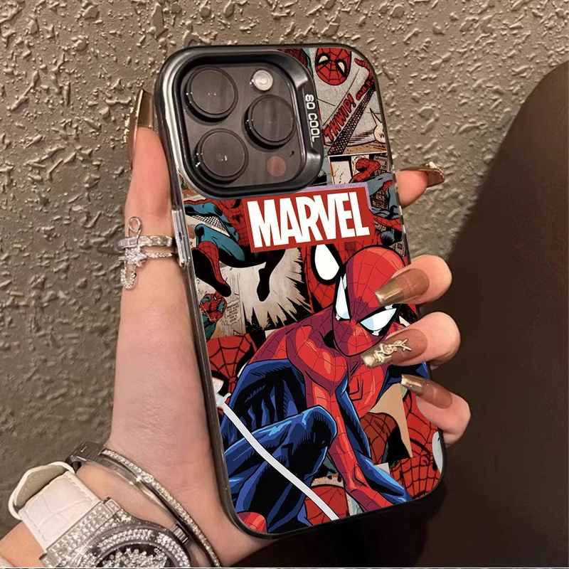 Marvel Comics Spider Man Case for Xiaomi POCO X6 X5 X3 NFC F3 F4 GT F5 F6 M6 Pro 4G M5S C65 Mi 13T 12T 14 13 12 11 Lite 5G NE