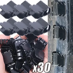 30/10pcs U-shape Clips Car Front Fender Bumper Cover Clip Kit Engine Guard Buckle for Auto Motorcycles Trucks Mudguard Fastener