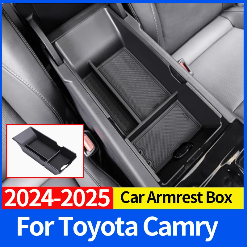 

Car Armrest Box For Toyota Camry XV80 2024 2025 Center Console Organizer Tray Armrest Box Car Phone Holder Box Accessories