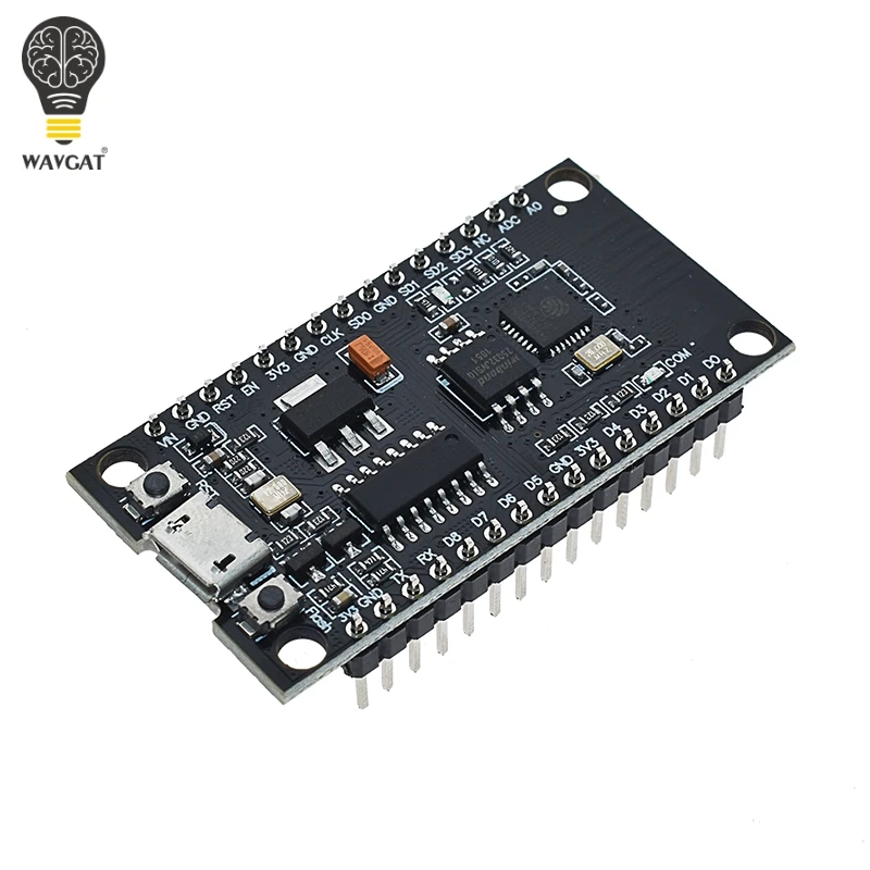 NodeMCU V3 Lua WIFI module integration of ESP8266 + extra memory 32M Flash, USB-serial CH340G