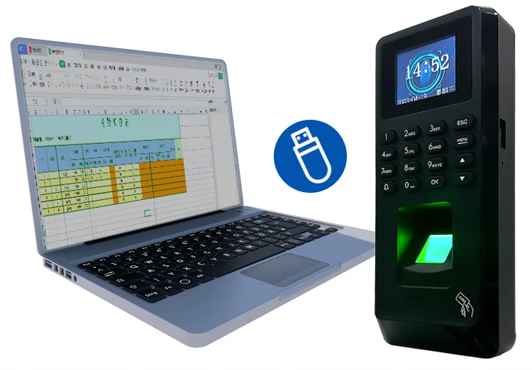 Fingerprint Time Attendance Access Control Device Biometric Fingerprint Identification Access Controller