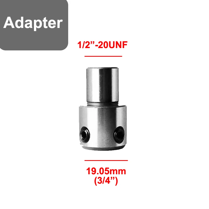 Wechseln Sie zum 3/4"-Weldon-Adapter-Kernbohrer. | 1/2"-20UNF Gewinde Elektrischer Bohrhammer Schraubenschlüssel Bohrgerät Wasserbohrer Fräsmaschine – Detail 8