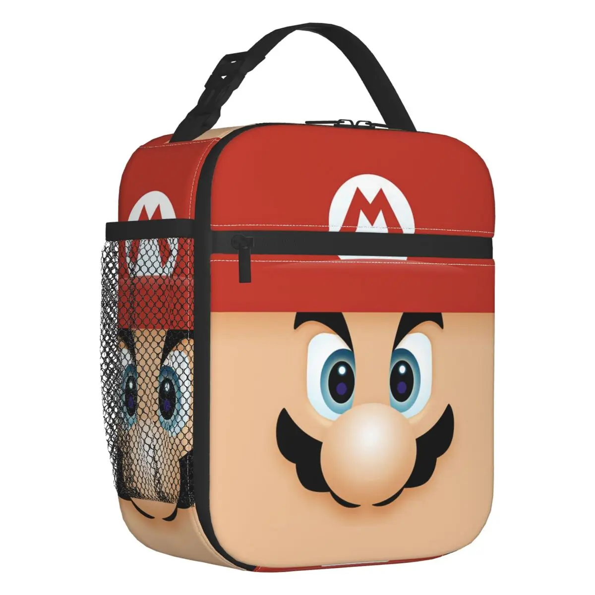 

Custom M-Marioes Video Game Brothers And Friends Insulated Lunch Bag for School Office Resuable Cooler Thermal Lunch Box Unisex