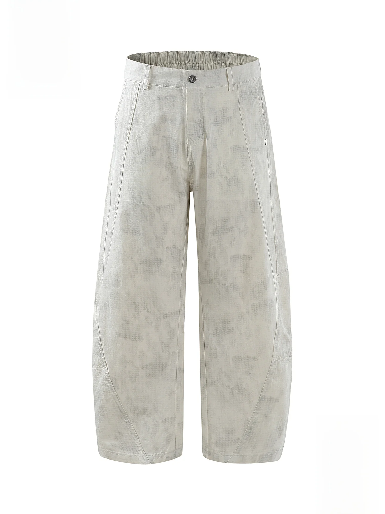 

PaulFrank American Sle Tie Dye Casual Pants Loose Fit Pure Cotton Men's Spring Straight Leg Knife Pants Casual Trousers