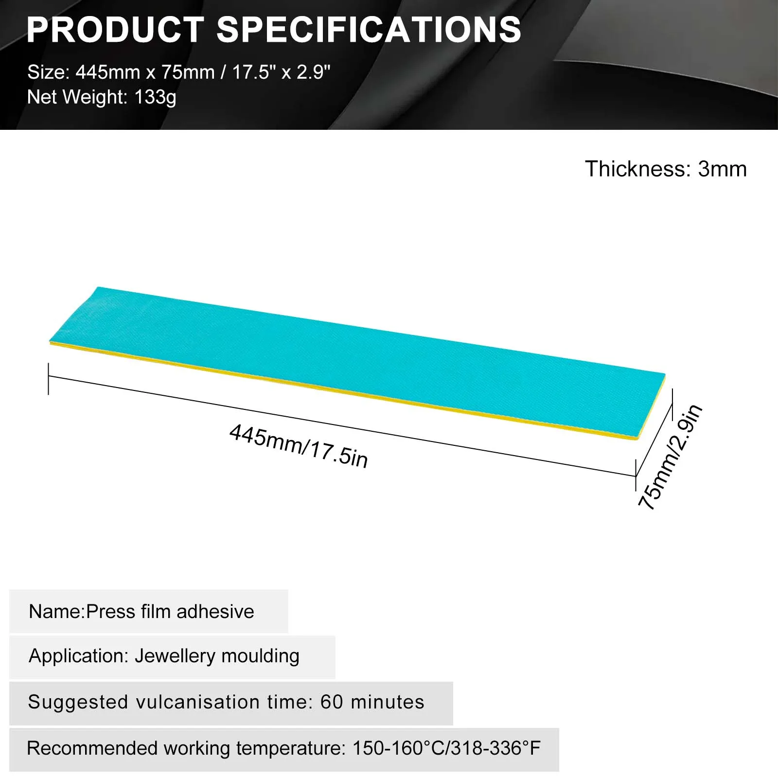 Silicone Jewelry Molding Rubber Sheet Press Film for Wax Pattern Making Mold Design Casting DIY Jewelry Making Tool