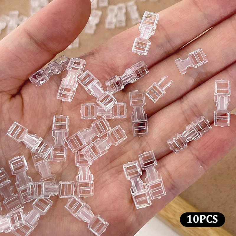 Outil de Nail Art, boucle sans trace, Mini boucle Invisible pour Nail Art, accessoires pour ongles à faire soi-même, 10 pièces